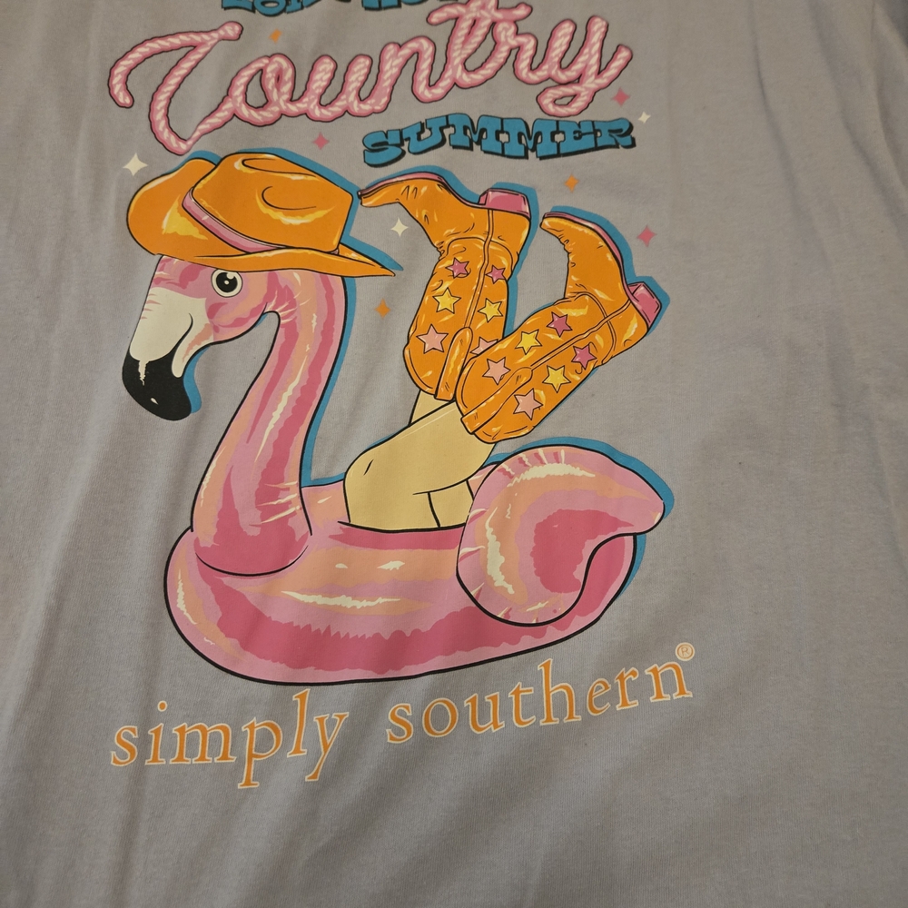 Simply Southern Flamingo Graphic Tee